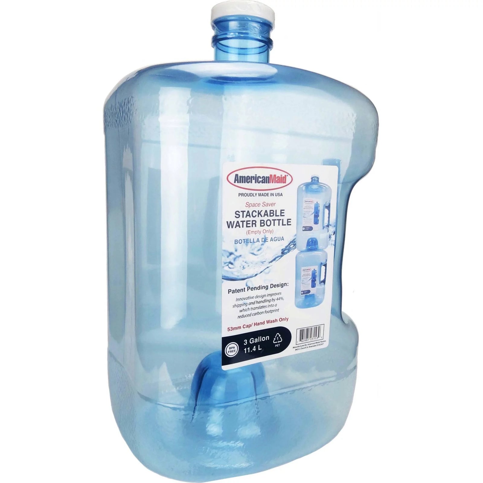 - Stackable & Refillable Water Gallon (3Gal)