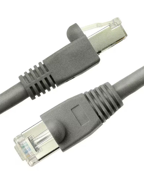 Load image into Gallery viewer, 15 Ft. Cat6A Snagless Shielded (STP) Network Patch Cable, Gray
