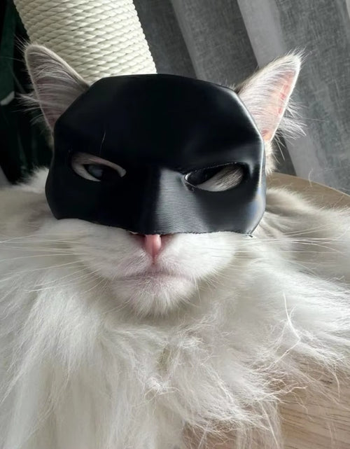 Load image into Gallery viewer, New Black Bat Cat Avenger Mask Cat Mask Avenger Mask Matte Cute Bat Mask Cool Superhero Pet Cat Dog Toy
