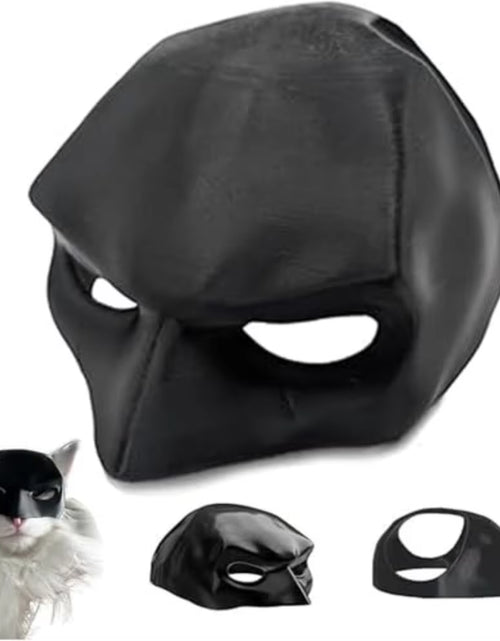 Load image into Gallery viewer, New Black Bat Cat Avenger Mask Cat Mask Avenger Mask Matte Cute Bat Mask Cool Superhero Pet Cat Dog Toy
