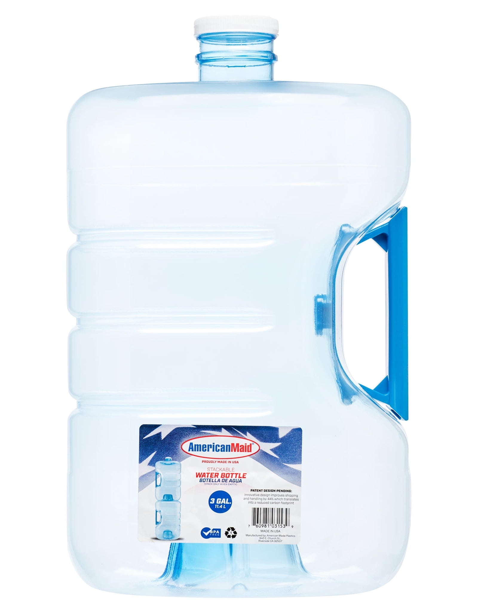 - Stackable & Refillable Water Gallon (3Gal)