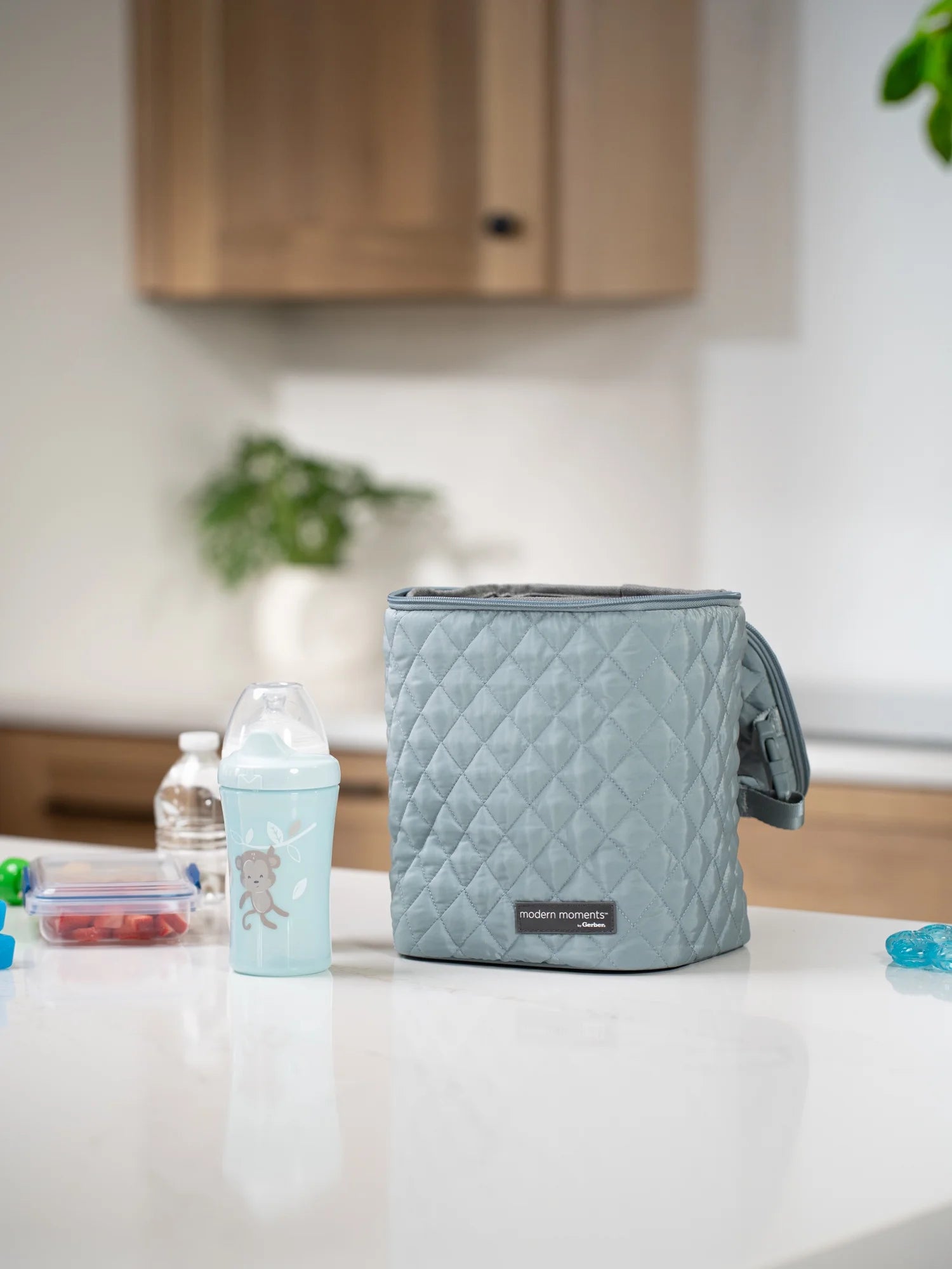 by Gerber Insulated Baby Bottle Bag, Teal