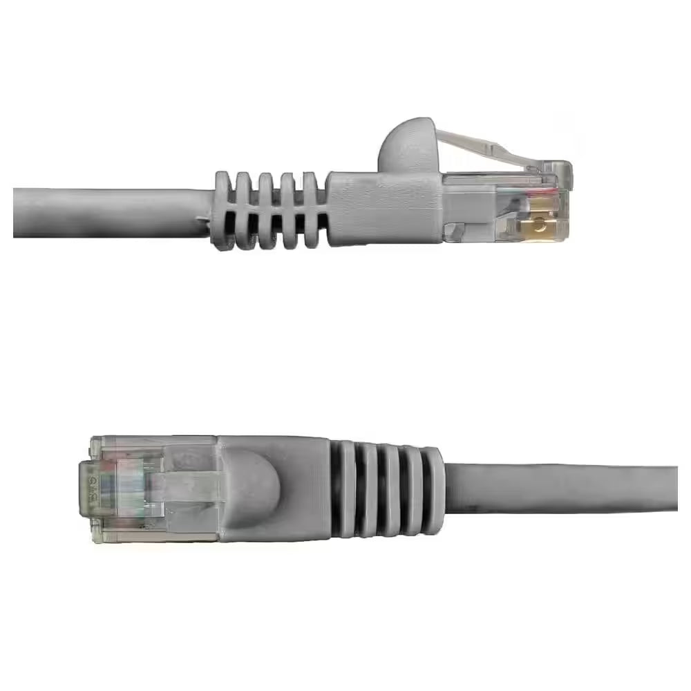 10 Ft. Cat6 Snagless Unshielded (UTP) Network Patch Cable, Gray