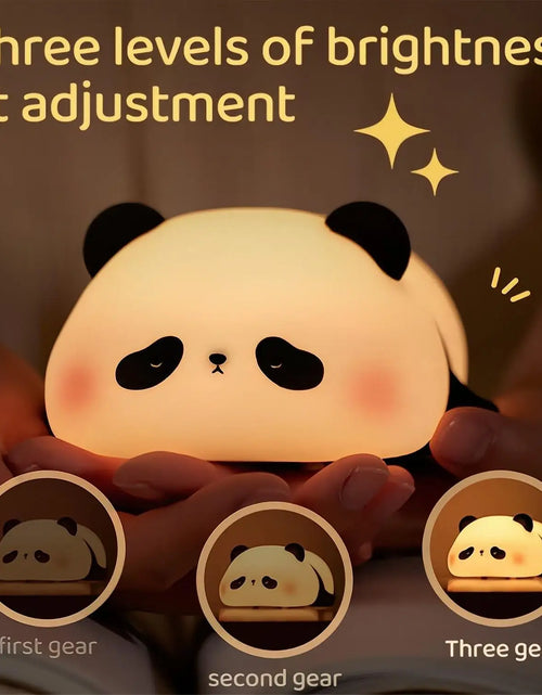 Load image into Gallery viewer, Cute Silicone Night Lights Sheep Cartoon Bedroom Lamp for Children&#39;S Room Decor Rechargeable Timing Dimming Sleep Night Light
