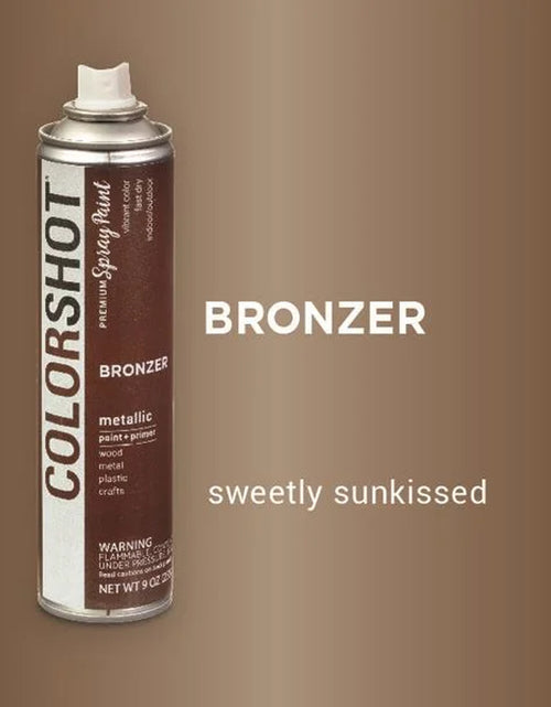 Load image into Gallery viewer, Premium Multi-Surface Metallic Bronzer Spray Paint - 9 Oz - Brown
