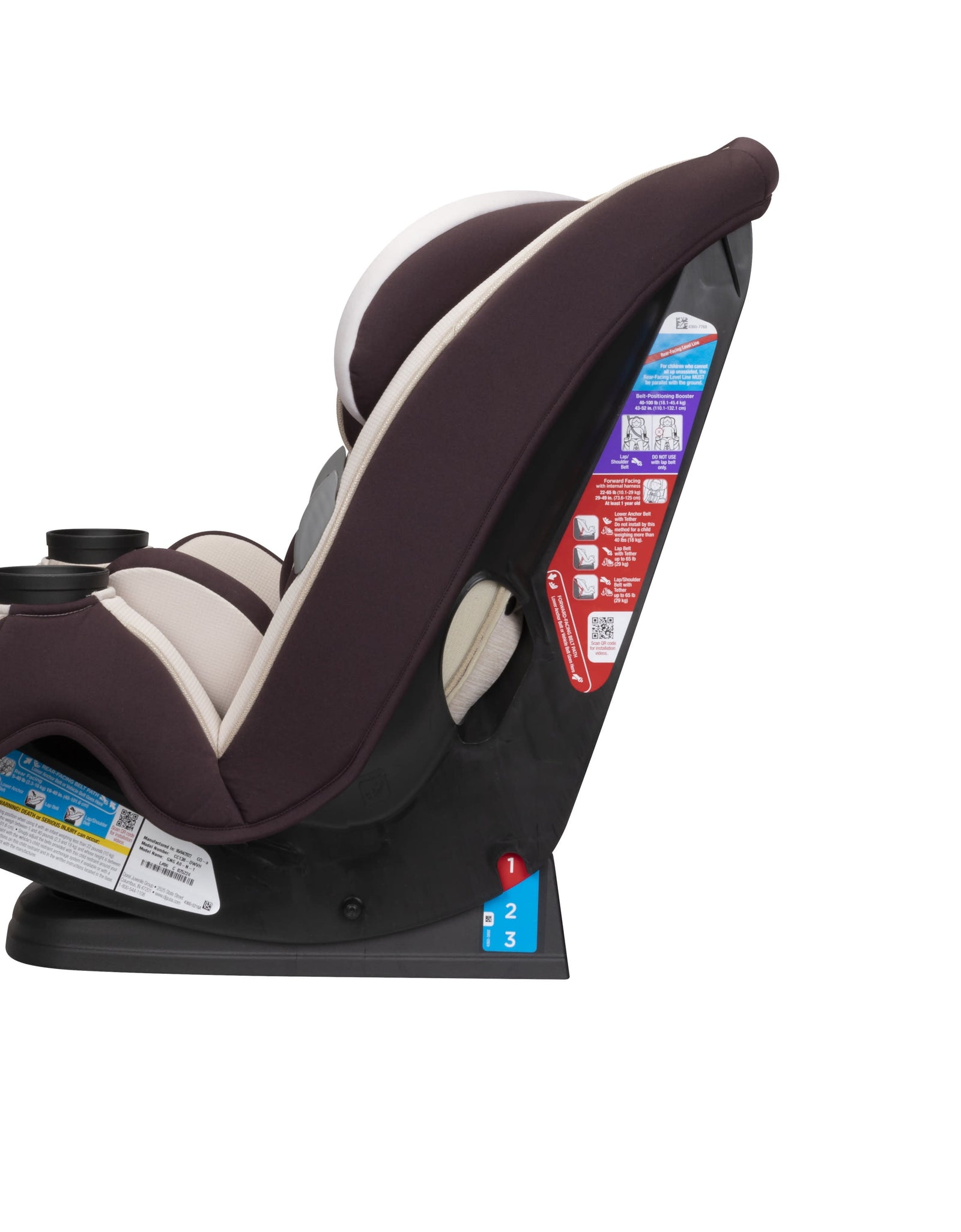 Grow and Go All-In-One Convertible Car Seat, Dunes Edge,