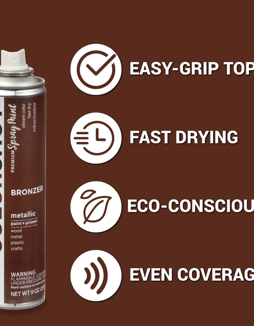 Load image into Gallery viewer, Premium Multi-Surface Metallic Bronzer Spray Paint - 9 Oz - Brown

