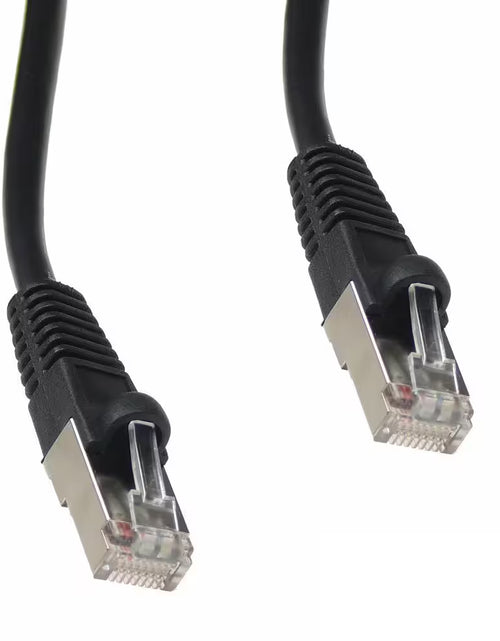 Load image into Gallery viewer, 25 Ft. Cat6 Snagless Shielded (STP) Network Patch Cable, Black
