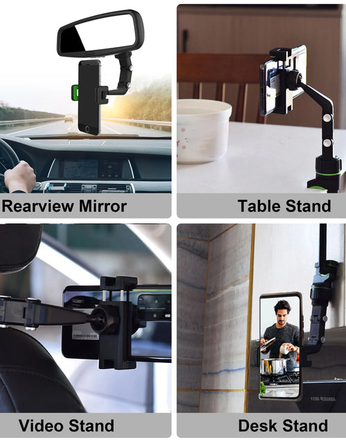 Load image into Gallery viewer, Car Phone Holder,  Cell Phone Mount for Rearview Mirror, Universal Phone Stand Fits for Iphone
