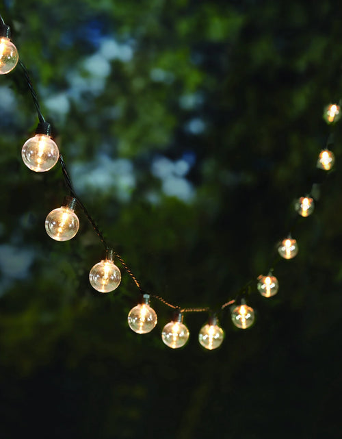 Load image into Gallery viewer, 20-Count Indoor Outdoor Incandescent String Lights, with White Cord, Ac-Powered, 6 Volts
