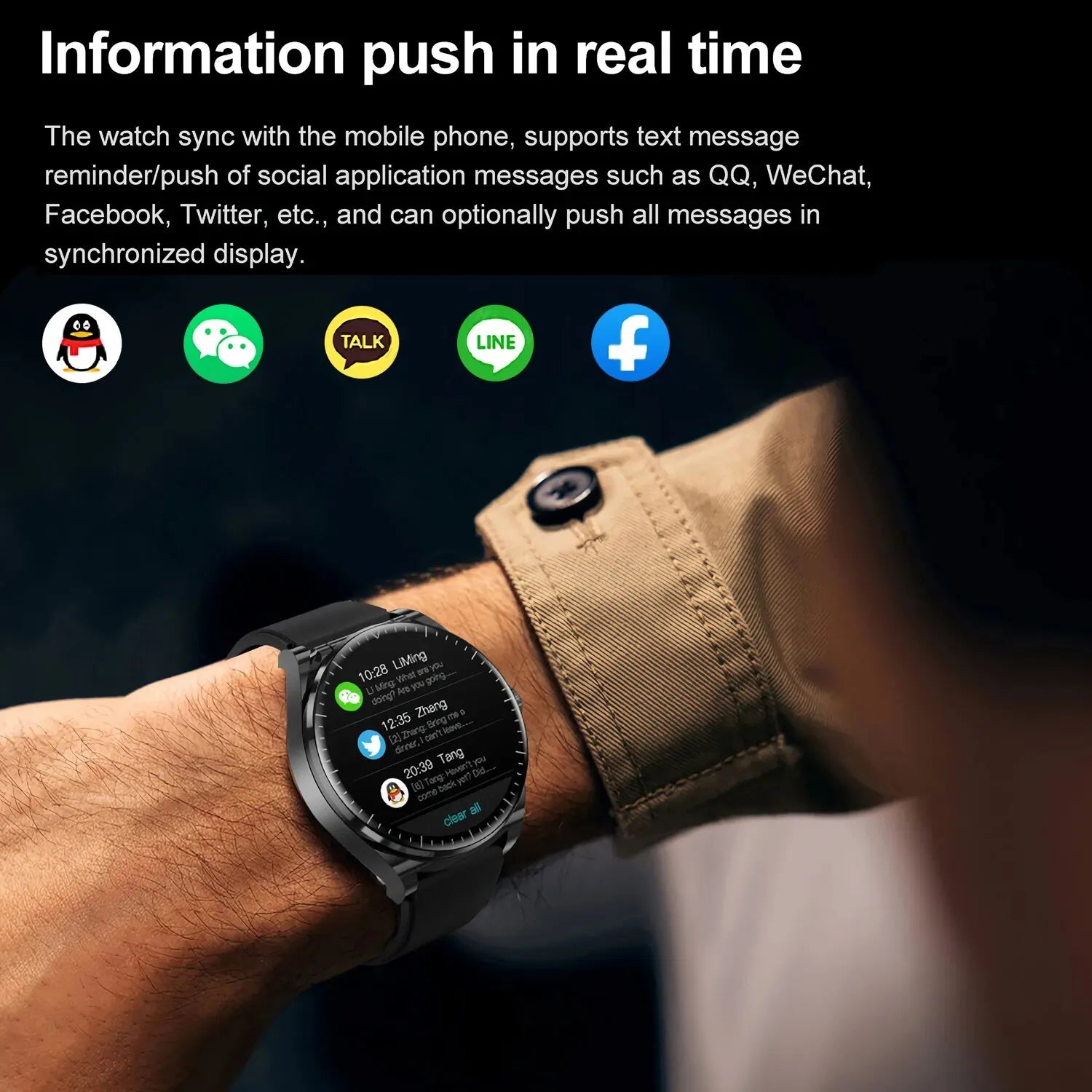 New TWS Earphone Smart Watch NFC Function Fitness Tracker Sports Smartwatch Health Monitoring Bluetooth Wireless Headset Watches