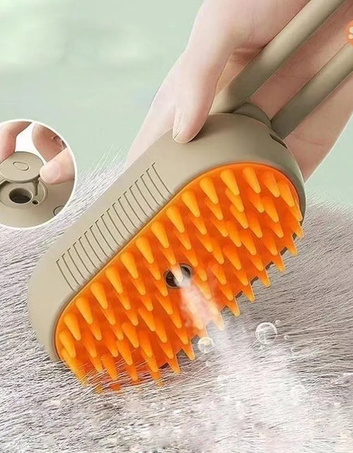 Load image into Gallery viewer, Cat Steam Brush Steamy Dog Brush 3 in 1 Electric Spray Cat Hair Brushes for Massage Pet Grooming Comb Hair Removal Combs
