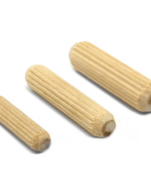 Load image into Gallery viewer, Fluted Dowel Pin Variety Bucket with 1/4 In., 5/16 In., and 3/8 In. Woodworking Dowels (400-Piece)
