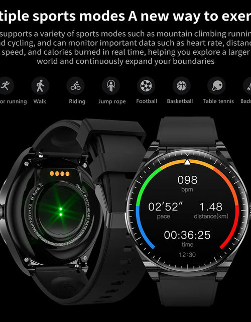 Load image into Gallery viewer, New TWS Earphone Smart Watch NFC Function Fitness Tracker Sports Smartwatch Health Monitoring Bluetooth Wireless Headset Watches
