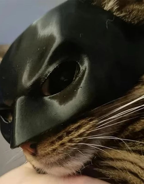 Load image into Gallery viewer, New Black Bat Cat Avenger Mask Cat Mask Avenger Mask Matte Cute Bat Mask Cool Superhero Pet Cat Dog Toy
