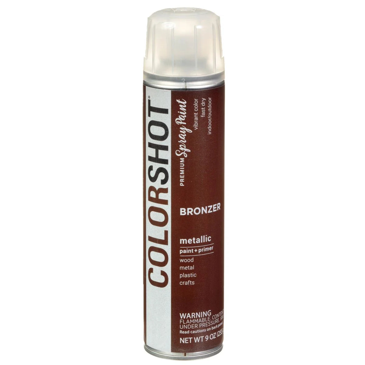 Premium Multi-Surface Metallic Bronzer Spray Paint - 9 Oz - Brown